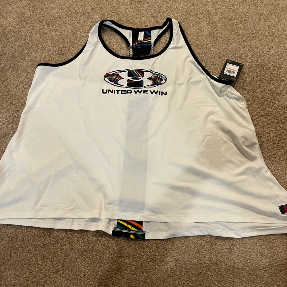 Under Armour Knockout Pride Tank Sz 2X NWT